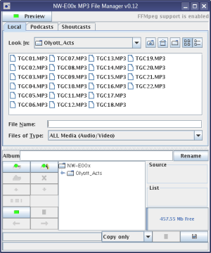 NWEManager Main Window